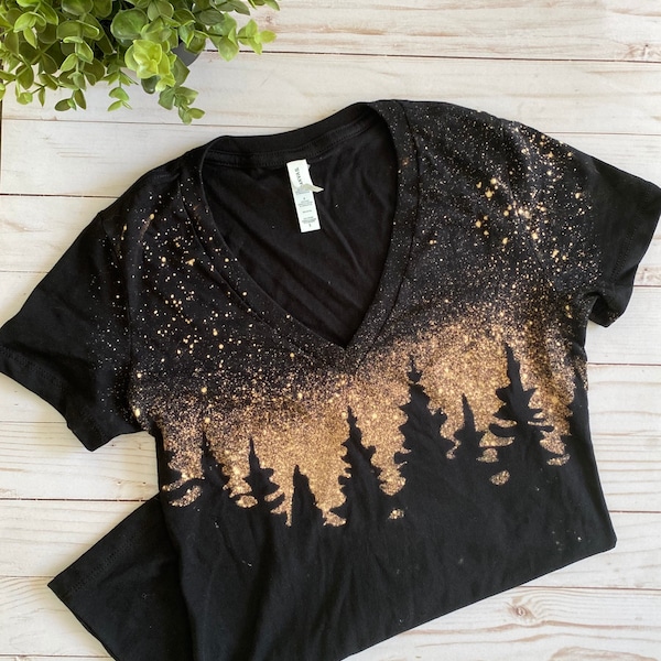 Forest Tshirt, Outdoorsy gift, PNW shirt, camping apparel, earthy shirt, outdoorsy woman, nature gift, hiking girl, pine tree, nature lover