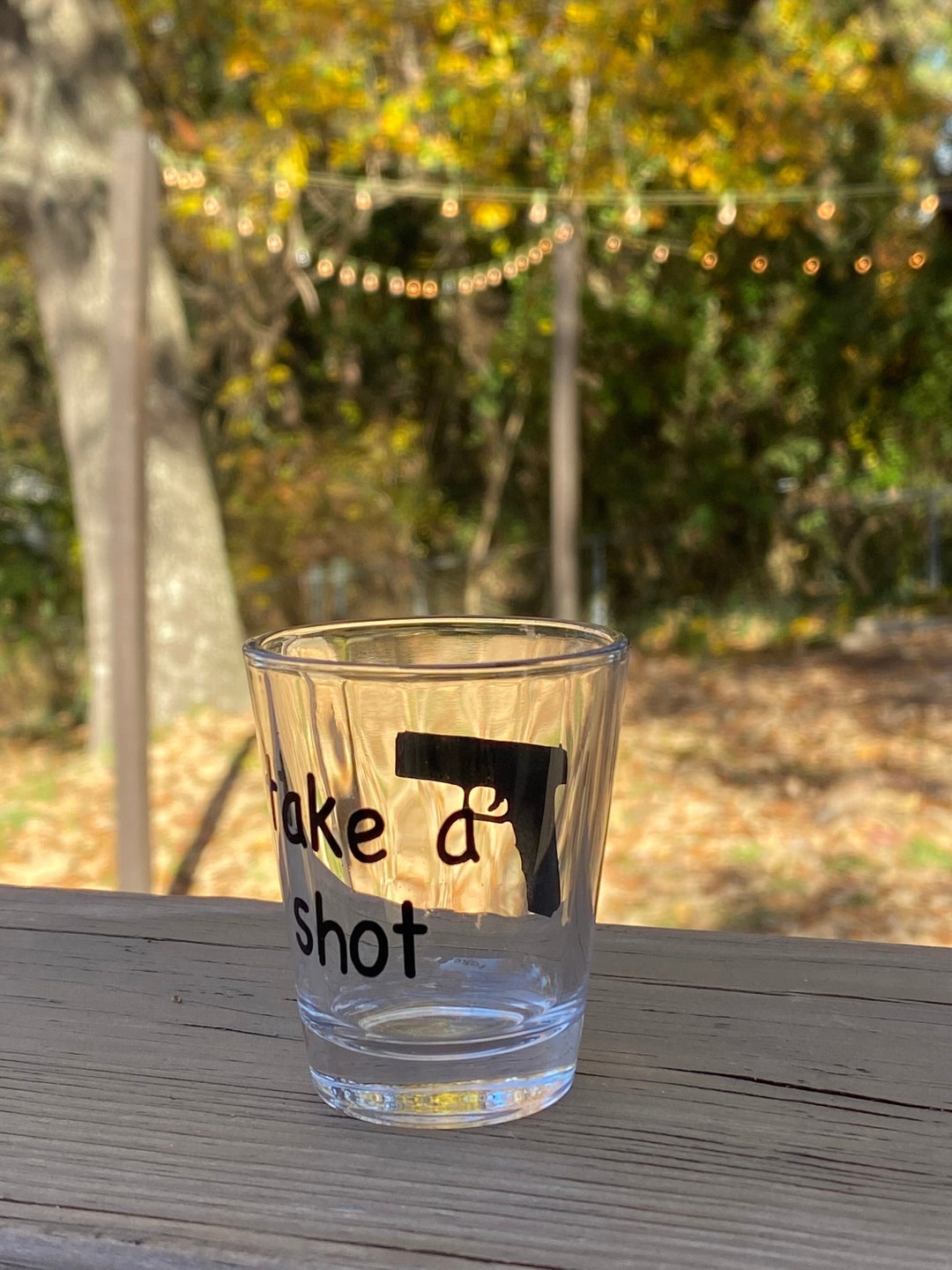 Take a Shot Gun Shot Glass Gun Lovers Gift NRA 2nd Etsy UK