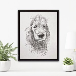 Pet Portrait Charcoal - Custom Pet Portrait - Hand Drawn Portrait - Dog Cat Portrait - Pet Loss Gift - Pet Memorial Gift -Drawing From Photo