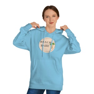 Beach Babe Hoodie: Summer Vacation Sweatshirt
