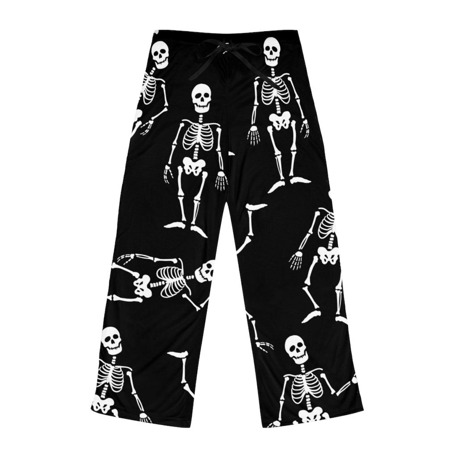 Skeleton PJ Pants Women's Pajama Pants Halloween Print Etsy