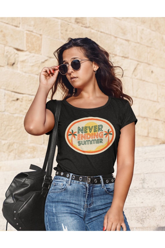 Women's Summer Graphic Soft Cotton T Shirt Summer Theme Etsy