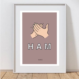 Clapham Kunstdruck -Loation Print - Clapham London - Wandkunst - Home Decor