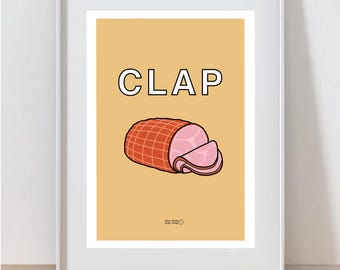 Clapham Art Print: London Location Wall Art Home Decor