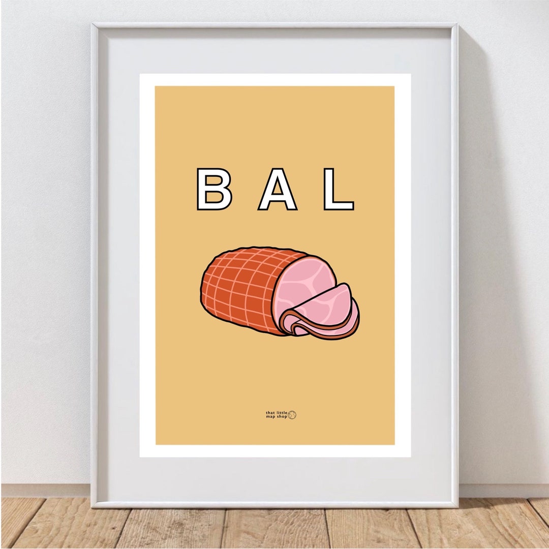 Balham Art Print - Location Print - Balham London - Wall Art - Home ...