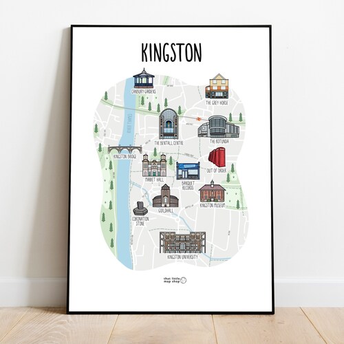 Kingston Upon Thames Digital Print Etsy UK