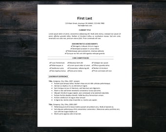 Executive resume template