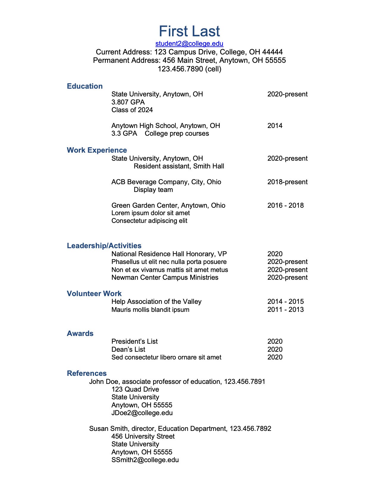 First Resume Template Etsy - Il Fullxfull.2629801487 T49o 