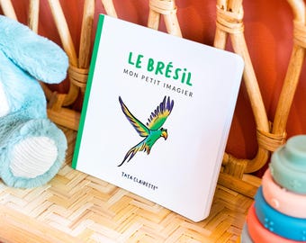 Imagier du BRESIL, livre pour bébés // PRECOMMANDE