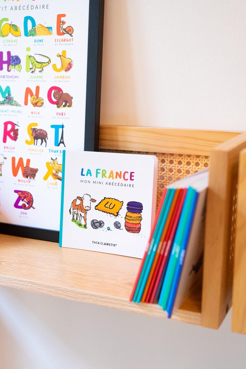 FRANCE, mini alphabet book & picture book for children image 1