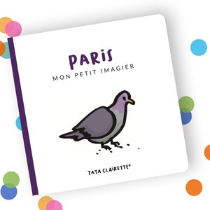 Paris, livre imagier pour bébés