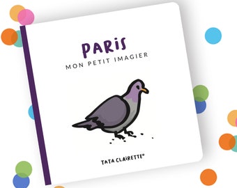 Paris, livre imagier pour bébés