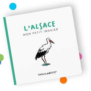 ALSACE, livre imagier pour bébés