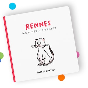 RENNES, livre imagier pour bébés