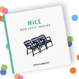 NICE, livre imagier pour bébés