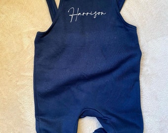 personalised dungarees baby