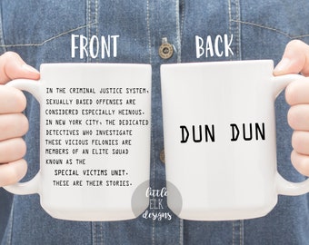Law and Order SVU Mug, Law and Order SVU Gift, SVU gift, svu mug