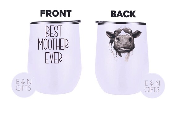Super Mom Funny Gifts For Mothers Front & Back Stainless Steel Travel Mug