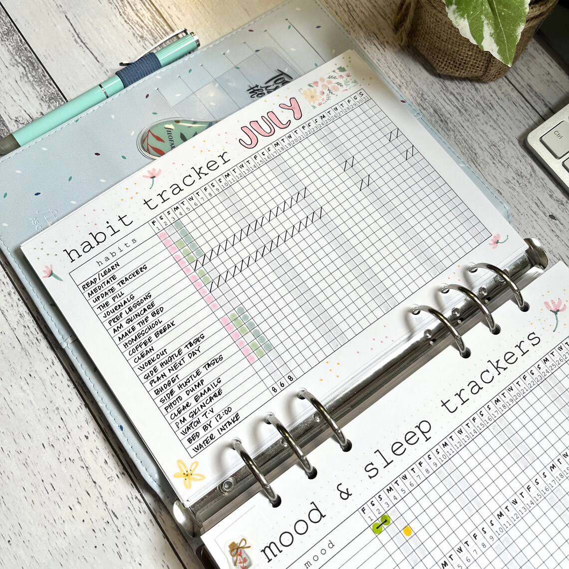 V.3 A5 NEW Planner Bundle Planner Inserts Printable Download Letter
