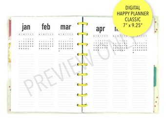 HP Classic Running Future Log Planner Inserts Printable Download Letter ...