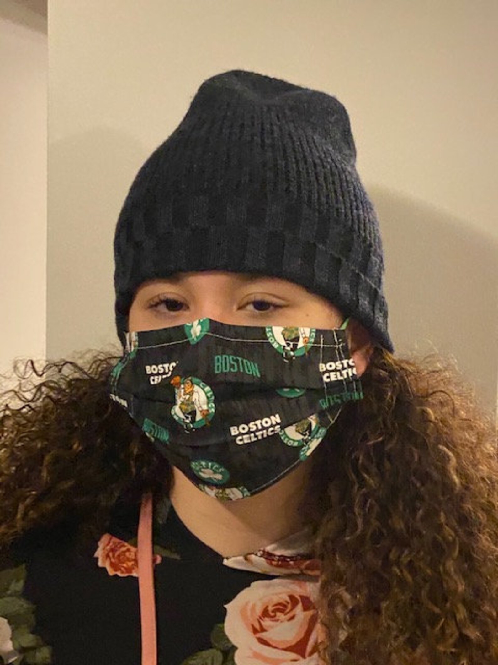 Boston Celtics NBA Face Mask official Fabric With Adjustable Etsy