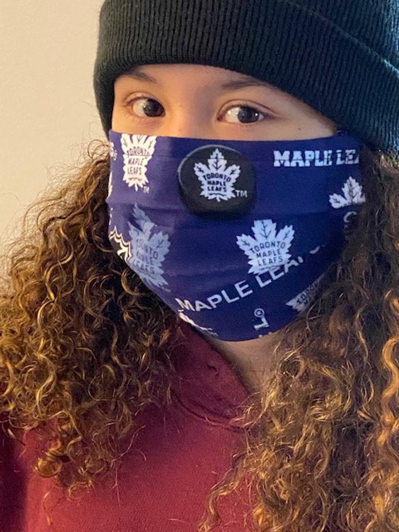 NHL New Jersey Devils Face Mask official Fabric FREE Etsy