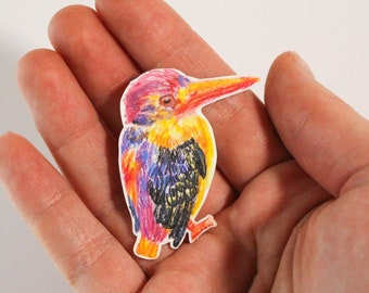 Dwarf Kingfisher Sticker Small