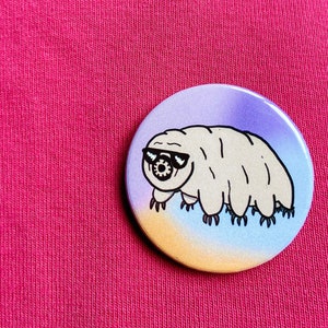 Tardigrade Wearing Sunglasses Pin