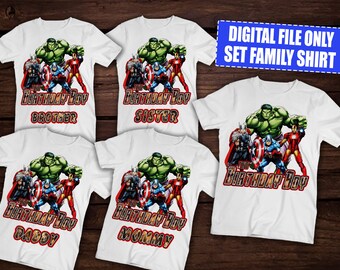 Download Avengers Birthday Svg Etsy