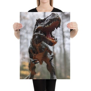 T-Rex Photograph, Dinosaur Poster, Tyrannosaurus rex Portrait, Dino Photo, Animal Poster, TRex Photography, Dino Gift, Wall Art Gift Idea,