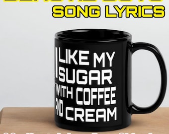 Beastie Boys Lyrics Coffee Mug | Intergalactic, 90s Hip Hop
