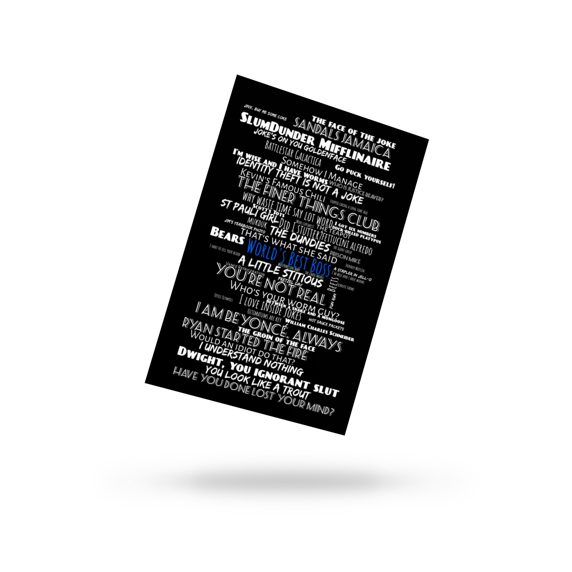 4x6 the Office Quotes Art the Office TV Show Postcard - Etsy Denmark 4x6 the Office Quotes Art the Office TV Show Postcard - Etsy Denmark