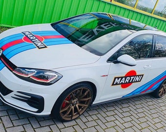 Kit deco Martini volkswagen golf 1 ou 2 - stickers sticker autocollant