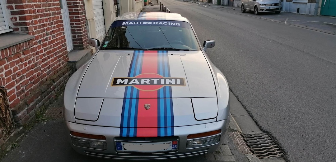 Porsche 924 e 944 martini racing le mans stripe + numero di gara a scelta - Italia