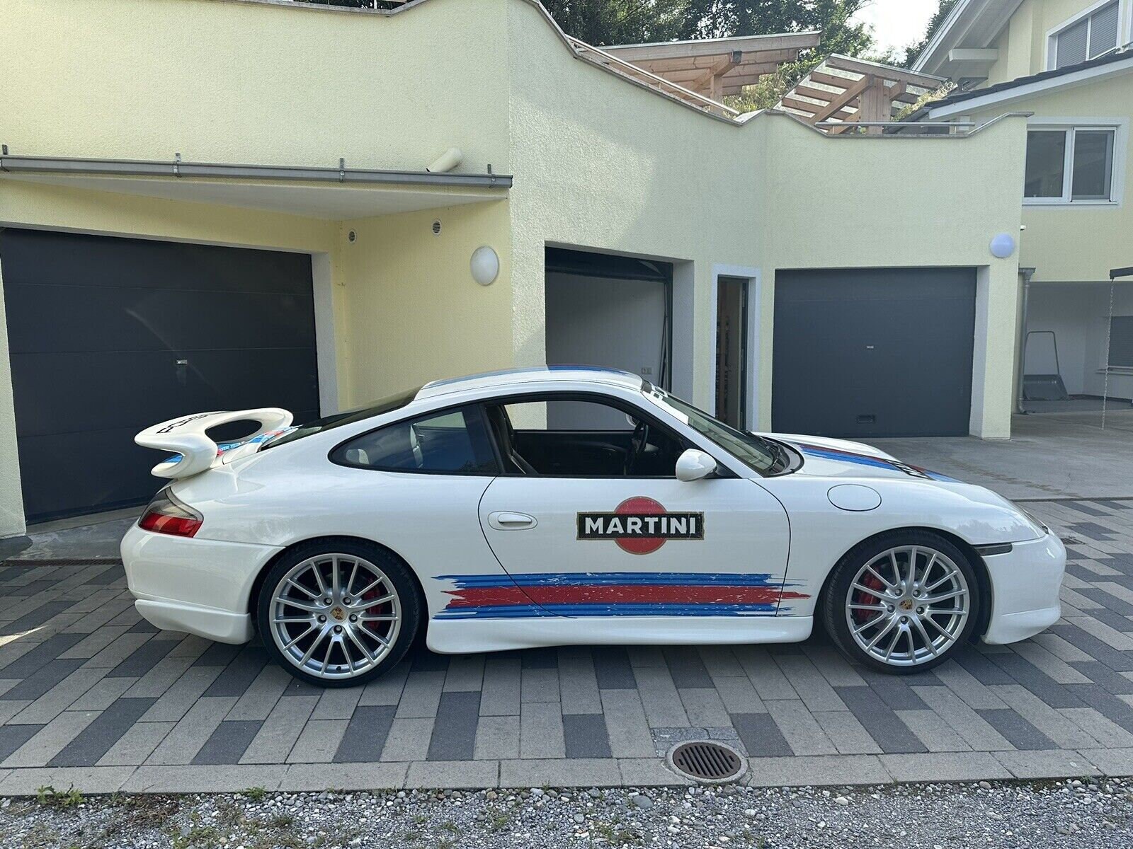 RUSTED SCRATCHED MARTINI RACING STRIPES PORSCHE CARRERA CAYMAN BOXSTER
