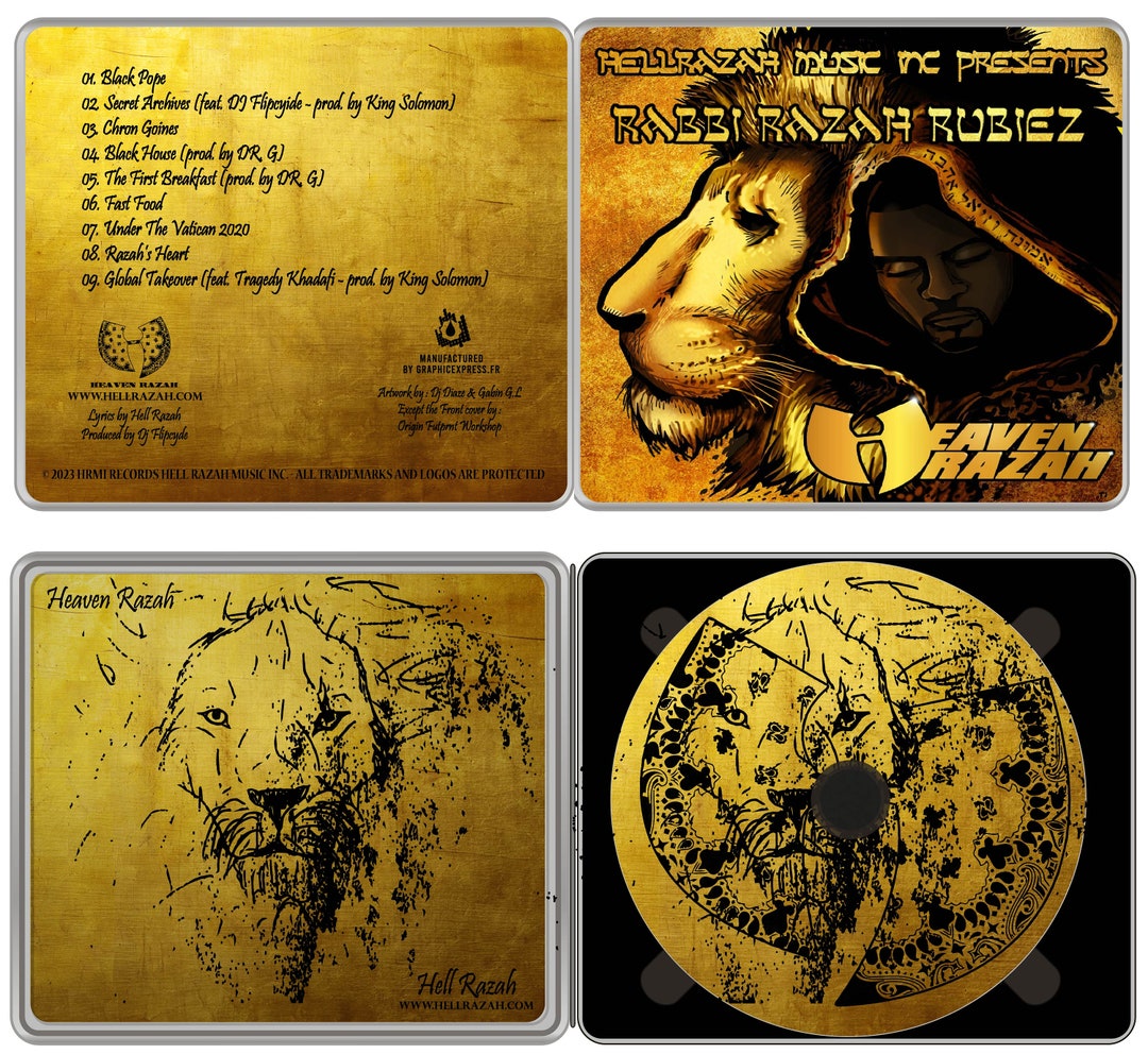Heaven Razah - Rabbi Razah Rubiez Album Cd Collector - Wu Tang