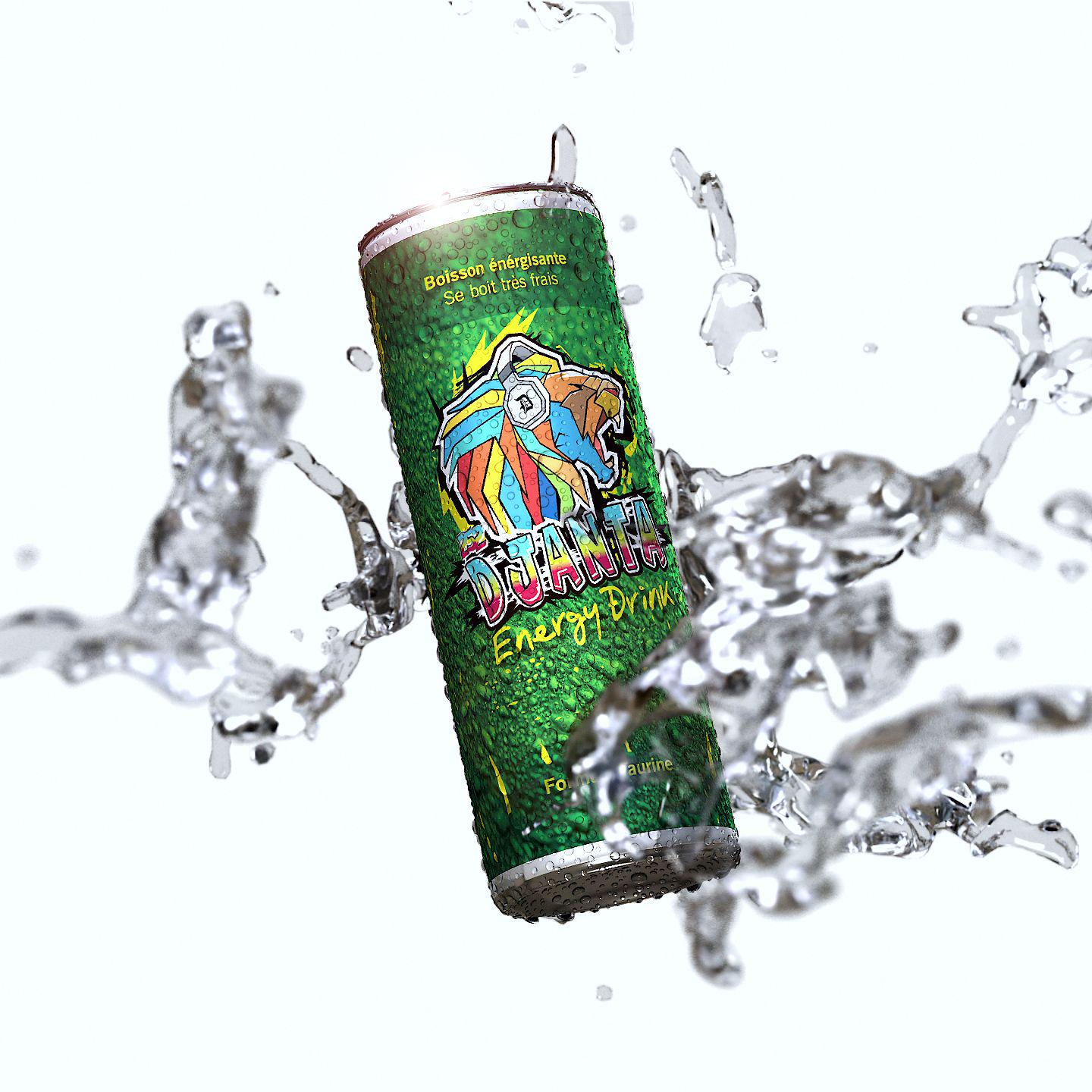 Canette Djanta 252 Energy Drink CANS 250 ML non Monster Red Bull - Main Image