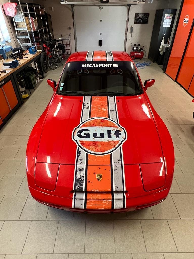 Gulf Kit Compatible With Porsche 944 or 924 Sticker Adaptable to All Other  Racing Vehicles Le Mans Gdv2 