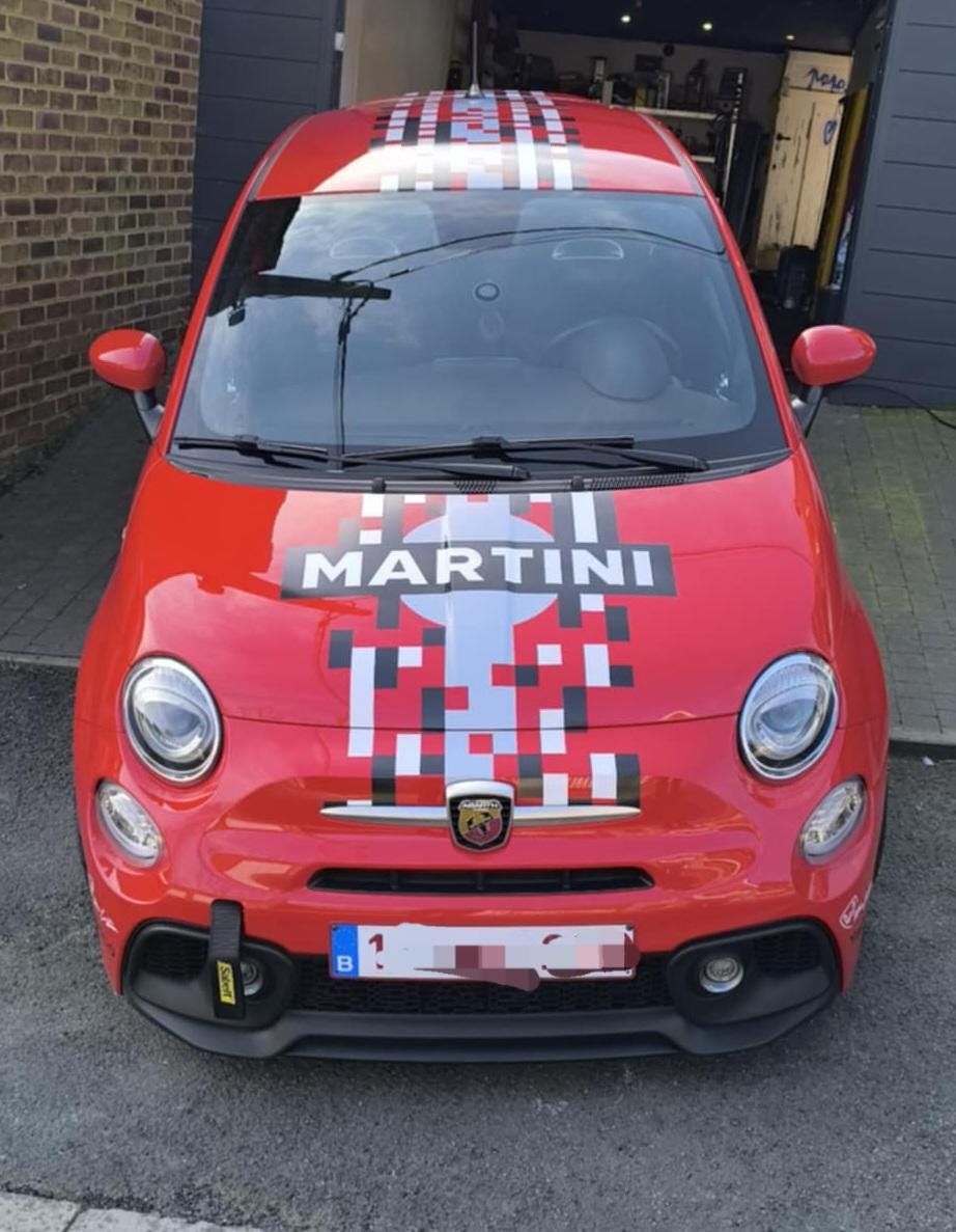 Abarth fiat 500 martini racing - Etsy 日本