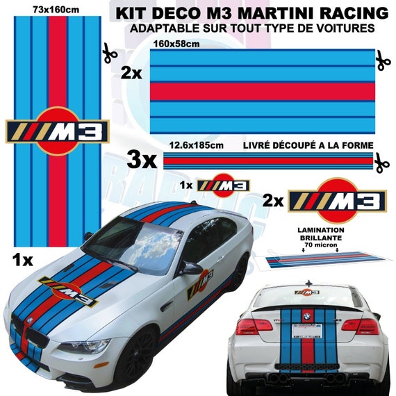 GULF Le Mans Racing Stripe + Logo  universel  Sticker bandes PORSCHE 911 BMW