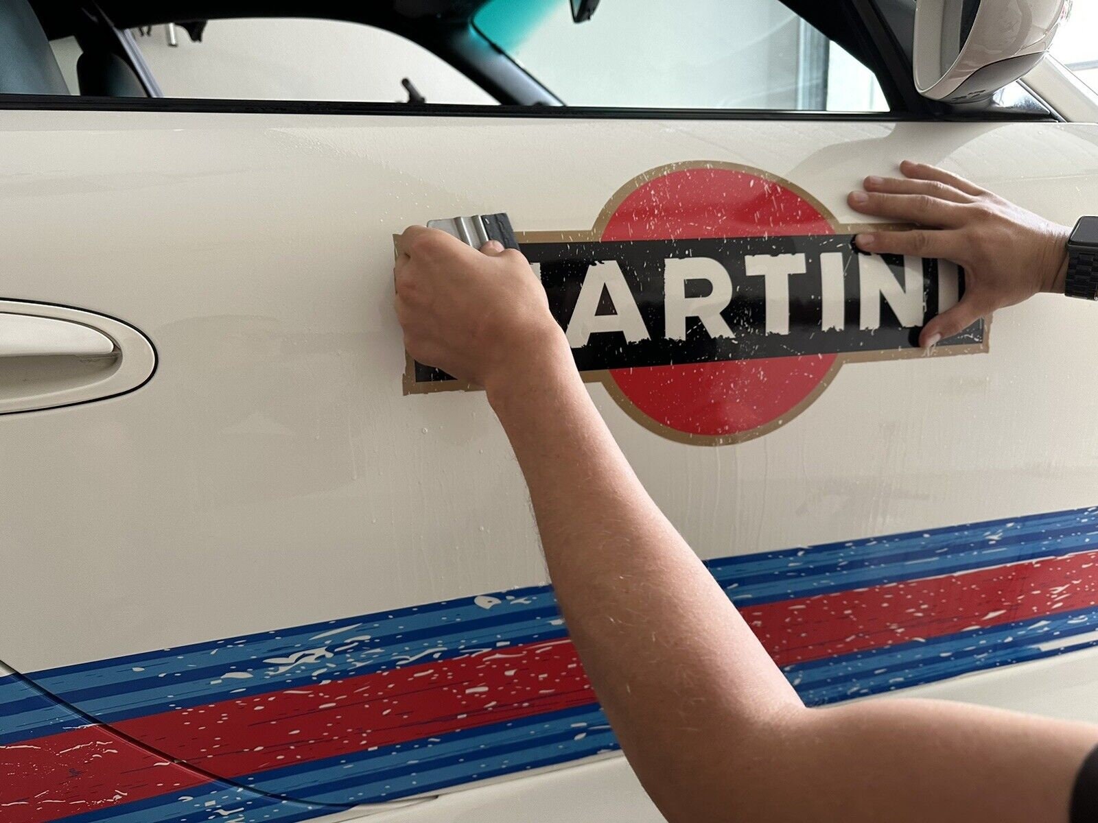 Bandes De Course GULF RACING Pour Porsche – Autocollants Carrosserie ARLON