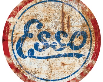Polymer Sticker: esso rusty sticker ø 3 to 120 cm racing le mans herbie 53 cox yacco elf martini gulf rst01