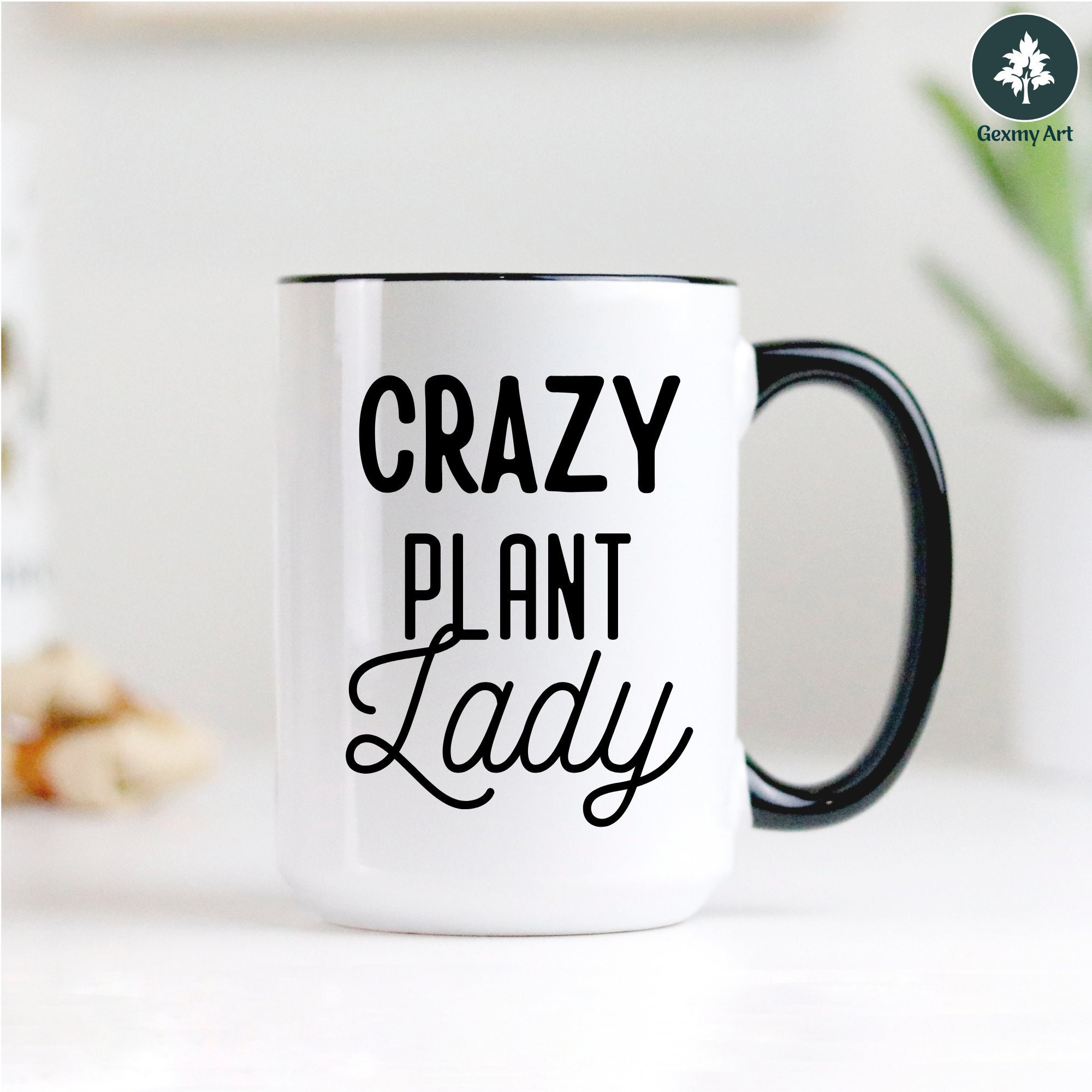 Crazy Plant Lady Funny Botanist Gift Plant Lover Coffee Etsy Australia