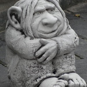 TROLL DE HORMIGÓN 20 libras. Troll sentado Troll noruego | Etsy