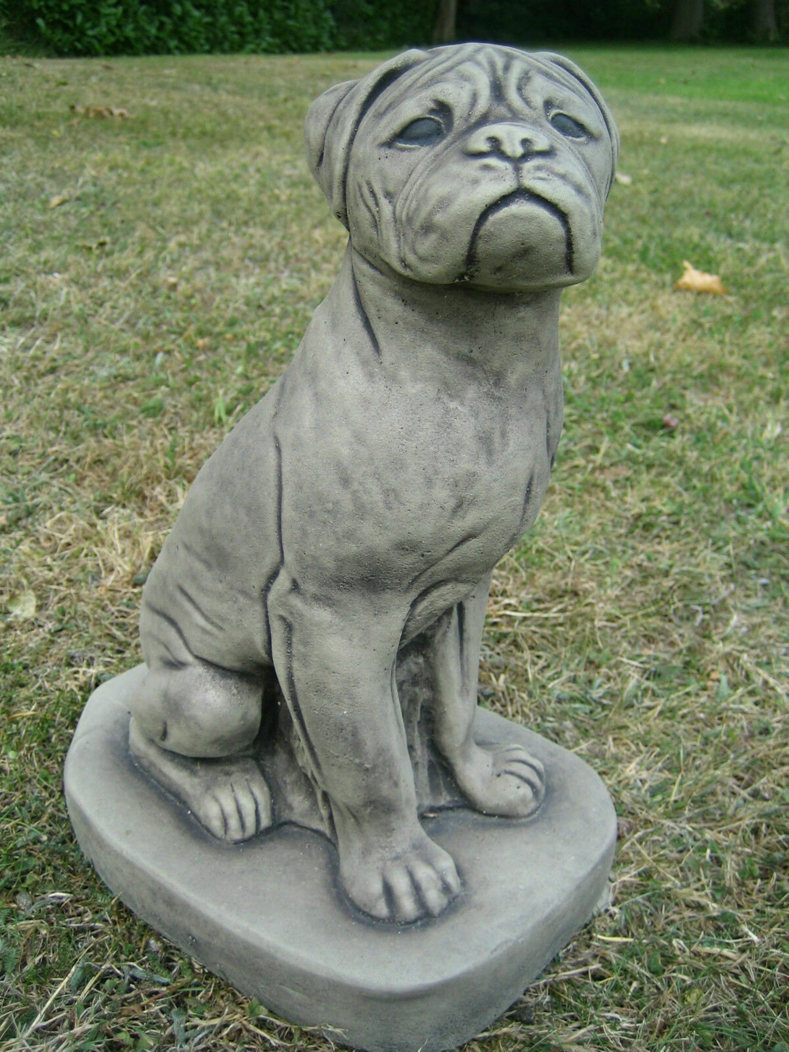 BOXER DOG statue Animal art Dog garden decor Gift for dog Etsy
