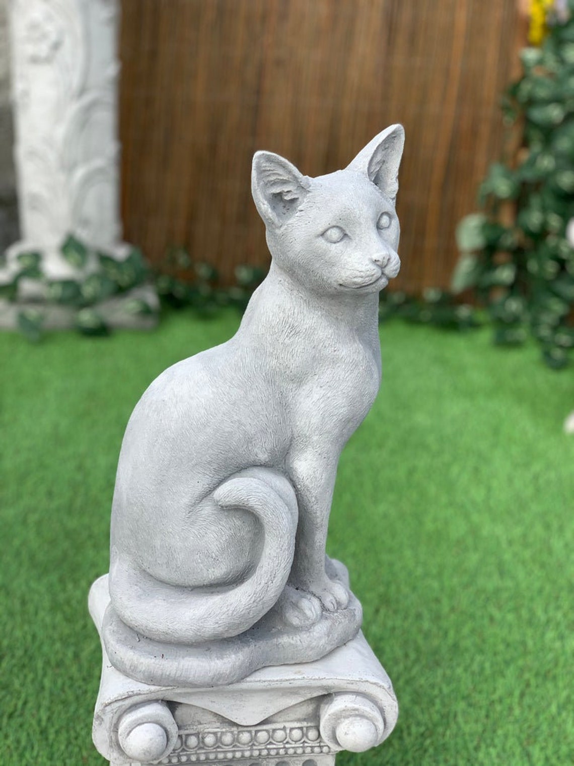 SPHYNX CAT STATUE 26.5 lb. Pet Memorial Cat Memorial Statue Etsy