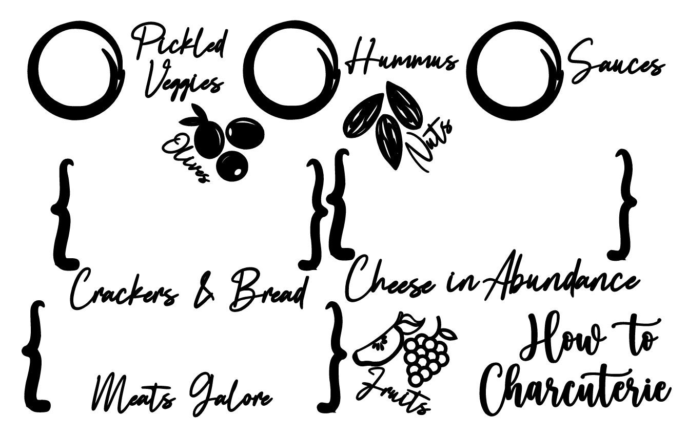 Free Printable Charcuterie Board Handle Template Free Printable Charcuterie Board Handle Template