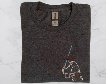 1uke Skywa1ker T-shirt, Disney T-shirt, Embroidered T-shirt, MTFBWY Shirt