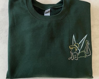 Magic Fairy Sweatshirt, Vintage Inspired Embroidery