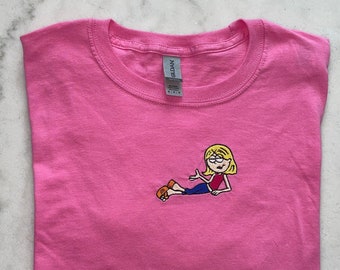 Camiseta bordada de Lizzie McGuire - Camiseta retro de Disneyland de los 90